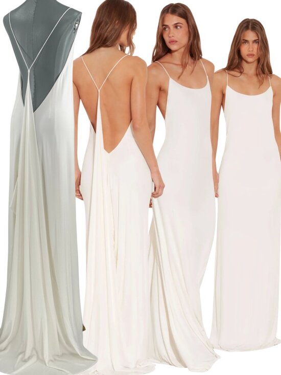 Rat & Boa Dresses & Skirts - 🆕 RAT & BOA 🧿 NWOT Amora Back Draped Jersey Dress, White - Sz M